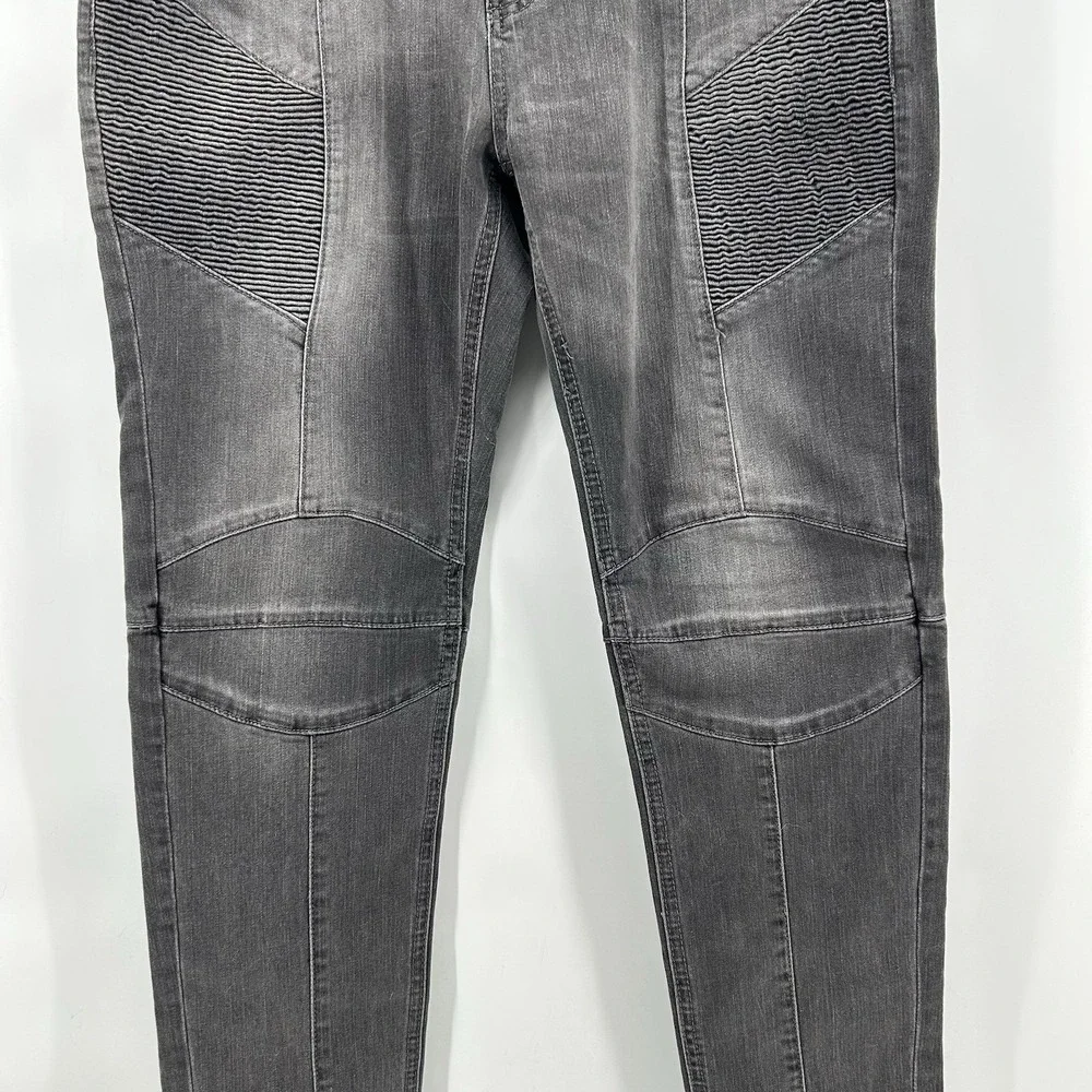 V 1969 Italia Jeans 34x32 Black ‎ Moto Biker Abbigliamento Sportivo SRL Grudge